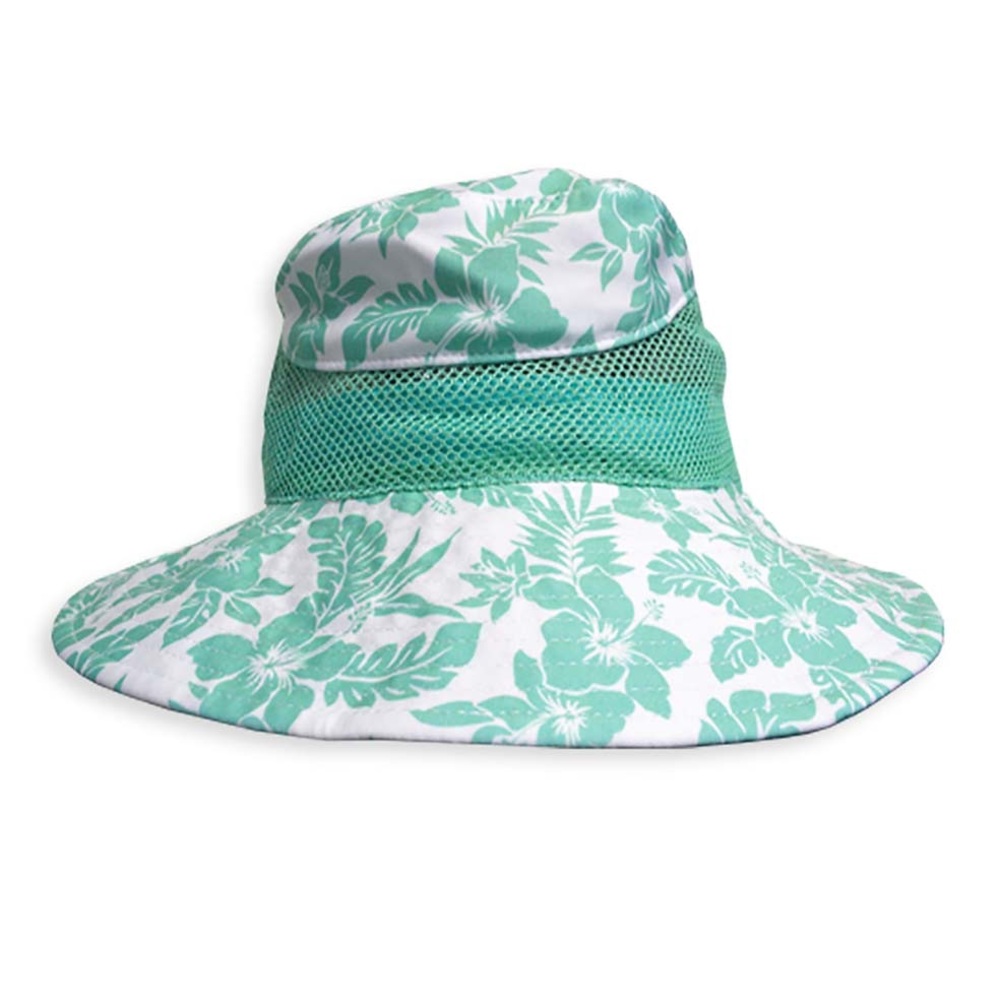 Banana Boat Tropical Floral Mesh Bucket Hat